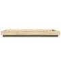 Estructura cama con luces LED madera roble Sonoma 75x190 cm de vidaXL, Camas y somieres - Ref: Foro24-3281156, Precio: 139,48...