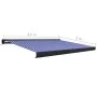 Toldo de carrete motorizado azul y blanco 450x300 cm de vidaXL, Toldos - Ref: Foro24-3052692, Precio: 724,26 €, Descuento: %