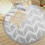Alfombra de exterior ARAKIL gris Ø160 cm PP de vidaXL, Protectores para exterior - Ref: Foro24-368523, Precio: 26,62 €, Descu...
