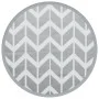 Alfombra de exterior ARAKIL gris Ø160 cm PP by vidaXL, Outdoor protectors - Ref: Foro24-368523, Price: 27,13 €, Discount: %