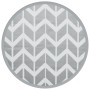 Alfombra de exterior ARAKIL gris Ø160 cm PP de vidaXL, Protectores para exterior - Ref: Foro24-368523, Precio: 26,62 €, Descu...