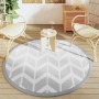 Alfombra de exterior ARAKIL gris Ø160 cm PP de vidaXL, Protectores para exterior - Ref: Foro24-368523, Precio: 26,62 €, Descu...