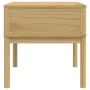Mesita FLORO madera maciza de pino marrón cera 55x55x54 cm by vidaXL, Decorative tables - Ref: Foro24-374026, Price: 67,38 €,...