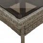 Garten-Essgruppe, 5-teilig, mit synthetischem Rattan und grauem Glas-Kissen. von vidaXL, Gartensets - Ref: Foro24-3278706, Pr...