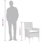 Set comedor jardín 5 pzas y cojines ratán sintético vidrio gris by vidaXL, Garden sets - Ref: Foro24-3278706, Price: 351,96 €...