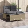 Juego de sofás jardín con cojines 4 pzas ratán sintético beige by vidaXL, Garden sets - Ref: Foro24-368374, Price: 193,19 €, ...