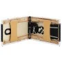 Folding massage table 2 zones black and white wood by vidaXL, massage tables - Ref: Foro24-110204, Price: 146,58 €, Discount: %
