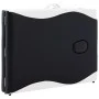 Folding massage table 2 zones black and white wood by vidaXL, massage tables - Ref: Foro24-110204, Price: 146,58 €, Discount: %