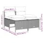 Set de sofás de jardín 4 pzas y cojines ratán sintético gris by vidaXL, Garden sets - Ref: Foro24-368376, Price: 190,68 €, Di...