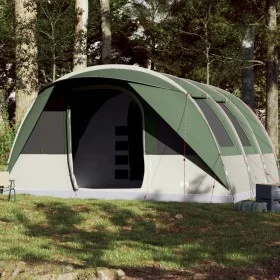 Tienda de campaña familiar túnel 7 personas impermeable verde by vidaXL, tents - Ref: Foro24-94625, Price: 286,33 €, Discount: %