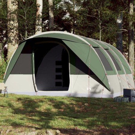 Tienda de campaña familiar túnel 7 personas impermeable verde by vidaXL, tents - Ref: Foro24-94625, Price: 280,30 €, Discount: %
