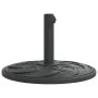 Base de sombrilla semicircular para palos de Ø38/48 mm 12 kg von vidaXL, Schirmständer - Ref: Foro24-4007977, Preis: 38,41 €,...