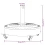Runder Sonnenschirmständer mit Rädern für Masten Ø38 / 48 mm, 27 kg. von vidaXL, Schirmständer - Ref: Foro24-4007982, Preis: ...