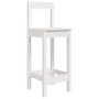 Garden table set and high stools 3 pieces white pine wood by vidaXL, Garden sets - Ref: Foro24-3154736, Price: 197,15 €, Disc...