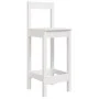 Set de mesa y taburetes altos jardín 3 pzas madera pino blanco de vidaXL, Conjuntos de jardín - Ref: Foro24-3154736, Precio: ...