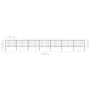 Gartenzäune mit schwarzen Stahllanzenspitzen 11,9x1,2 m von vidaXL, Zaunpaneele - Ref: Foro24-277626, Preis: 448,34 €, Rabatt: %