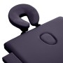 Camilla de masaje plegable 2 zonas aluminio morado de vidaXL, Mesas de masaje - Ref: Foro24-110195, Precio: 189,82 €, Descuen...
