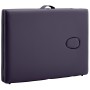 Camilla de masaje plegable 2 zonas aluminio morado de vidaXL, Mesas de masaje - Ref: Foro24-110195, Precio: 189,82 €, Descuen...