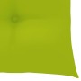 Garden chairs 4 pcs teak wood with bright green cushions by vidaXL, Garden chairs - Ref: Foro24-3073030, Price: 621,92 €, Dis...