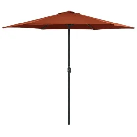 Gartenschirm mit Aluminiumstange in Terrakotta 270x246 cm von vidaXL, Sonnenschirme - Ref: Foro24-47349, Preis: 67,43 €, Raba...