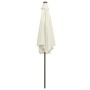 Regenschirm mit LED-Leuchten und weißem Sand Aluminiumstange 300 cm von vidaXL, Sonnenschirme - Ref: Foro24-47361, Preis: 120...