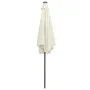 Umbrella with LED lights and white sand aluminum pole 300 cm by vidaXL, Umbrellas - Ref: Foro24-47361, Price: 117,56 €, Disco...