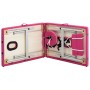 Folding massage table 2 zones pink aluminum by vidaXL, massage tables - Ref: Foro24-110194, Price: 173,65 €, Discount: %