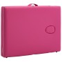 Folding massage table 2 zones pink aluminum by vidaXL, massage tables - Ref: Foro24-110194, Price: 173,65 €, Discount: %