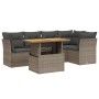 Garden sofa set with 5-piece synthetic rattan gray cushions by vidaXL, Garden sets - Ref: Foro24-3270822, Price: 391,54 €, Di...