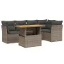 Garden sofa set with 5-piece synthetic rattan gray cushions by vidaXL, Garden sets - Ref: Foro24-3270822, Price: 395,03 €, Di...