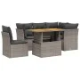 Set Gartensofas mit Kissen 5 Stück synthetisches Rattangrau von vidaXL, Gartensets - Ref: Foro24-3270836, Preis: 395,03 €, Ra...