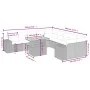 Garden sofa set 11 pieces and gray synthetic rattan cushions by vidaXL, Garden sets - Ref: Foro24-3272831, Price: 705,25 €, D...