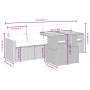 Garden sofa set with 5-piece synthetic rattan gray cushions by vidaXL, Garden sets - Ref: Foro24-3272957, Price: 311,62 €, Di...