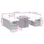 Garden sofa set 10 pieces with gray synthetic rattan cushions by vidaXL, Garden sets - Ref: Foro24-3271900, Price: 629,77 €, ...