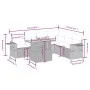 7-teilige Gartensofagarnitur mit grauen PE-Rattankissen von vidaXL, Gartensets - Ref: Foro24-3271774, Preis: 468,10 €, Rabatt: %
