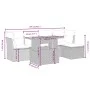 Set mit 6 Gartenmöbeln und Kissen synthetisches Rattangrau von vidaXL, Gartensets - Ref: Foro24-3275468, Preis: 372,78 €, Rab...