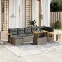 8-teiliges Gartensofa-Set und graue synthetische Rattankissen von vidaXL, Gartensets - Ref: Foro24-3273629, Preis: 510,32 €, ...