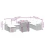 9-teiliges Gartenmöbel-Set und graue synthetische Rattankissen von vidaXL, Gartensets - Ref: Foro24-3273657, Preis: 565,99 €,...