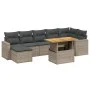 8-piece garden sofa set and gray synthetic rattan cushions by vidaXL, Garden sets - Ref: Foro24-3271424, Price: 504,73 €, Dis...