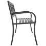 Black steel garden bench 120 cm by vidaXL, garden benches - Ref: Foro24-366541, Price: 123,59 €, Discount: %