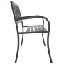 Gartenbank aus schwarzem Stahl, 120 cm von vidaXL, Gartenbänke - Ref: Foro24-366541, Preis: 111,74 €, Rabatt: %