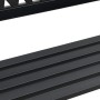 Black steel garden bench 120 cm by vidaXL, garden benches - Ref: Foro24-366541, Price: 123,59 €, Discount: %