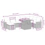 8-piece garden sofa set and gray synthetic rattan cushions by vidaXL, Garden sets - Ref: Foro24-3273636, Price: 508,22 €, Dis...