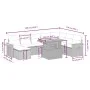 8-teiliges Gartensofa-Set und graue synthetische Rattankissen von vidaXL, Gartensets - Ref: Foro24-3273636, Preis: 510,31 €, ...