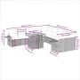 11-piece garden sofa set and gray synthetic rattan cushions by vidaXL, Garden sets - Ref: Foro24-3271949, Price: 685,48 €, Di...