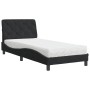 Cama con colchón terciopelo negro 80x200 cm de vidaXL, Camas y somieres - Ref: Foro24-3208624, Precio: 287,64 €, Descuento: %