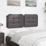 Gepolstertes Bettkopfteil aus grauem Kunstleder, 140 cm von vidaXL, Kopf- und Fußteile - Ref: Foro24-374862, Preis: 45,54 €, ...