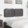 Gepolstertes Bettkopfteil aus grauem Kunstleder, 140 cm von vidaXL, Kopf- und Fußteile - Ref: Foro24-374862, Preis: 44,38 €, ...