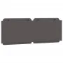 Gray synthetic leather padded bed headboard 140 cm by vidaXL, Headboards and footboards - Ref: Foro24-374862, Price: 44,38 €,...