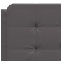 Gepolstertes Bettkopfteil aus grauem Kunstleder, 140 cm von vidaXL, Kopf- und Fußteile - Ref: Foro24-374862, Preis: 45,54 €, ...